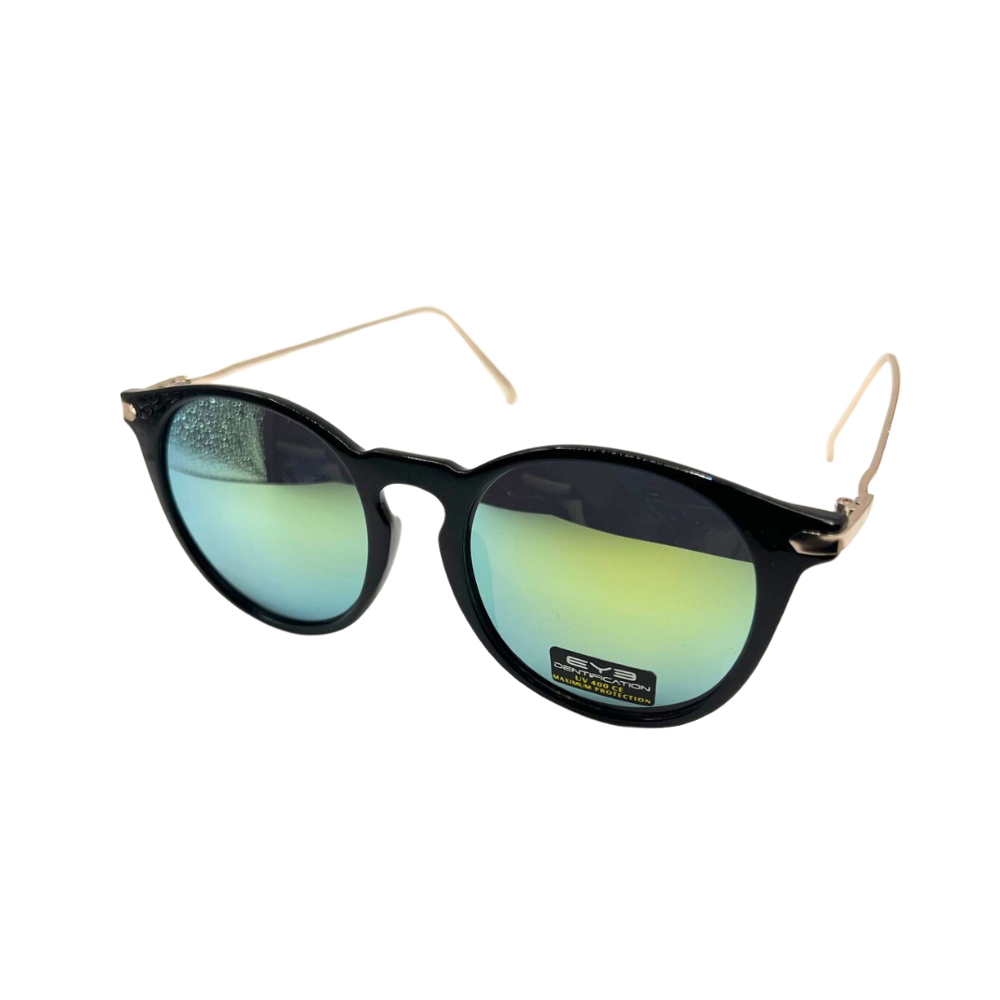 SLEEK BLACK FRAMED SHADES: 8EYED-13057 WAYFARER