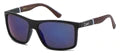 WOOD GRAIN ELEGANCE: LOCS 8LOC91155-MBWDRV SUNGLASSES