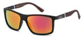 WOOD GRAIN ELEGANCE: LOCS 8LOC91155-MBWDRV SUNGLASSES