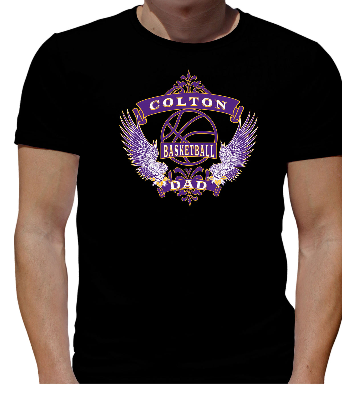 COLTON BASKETBALL DAD T-SHIRT