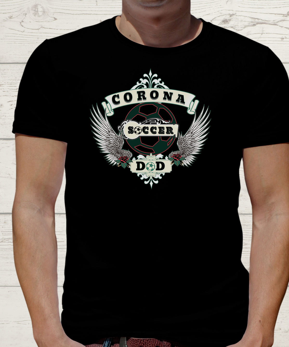 CORONA CITY SOCCER DAD T-SHIRT.