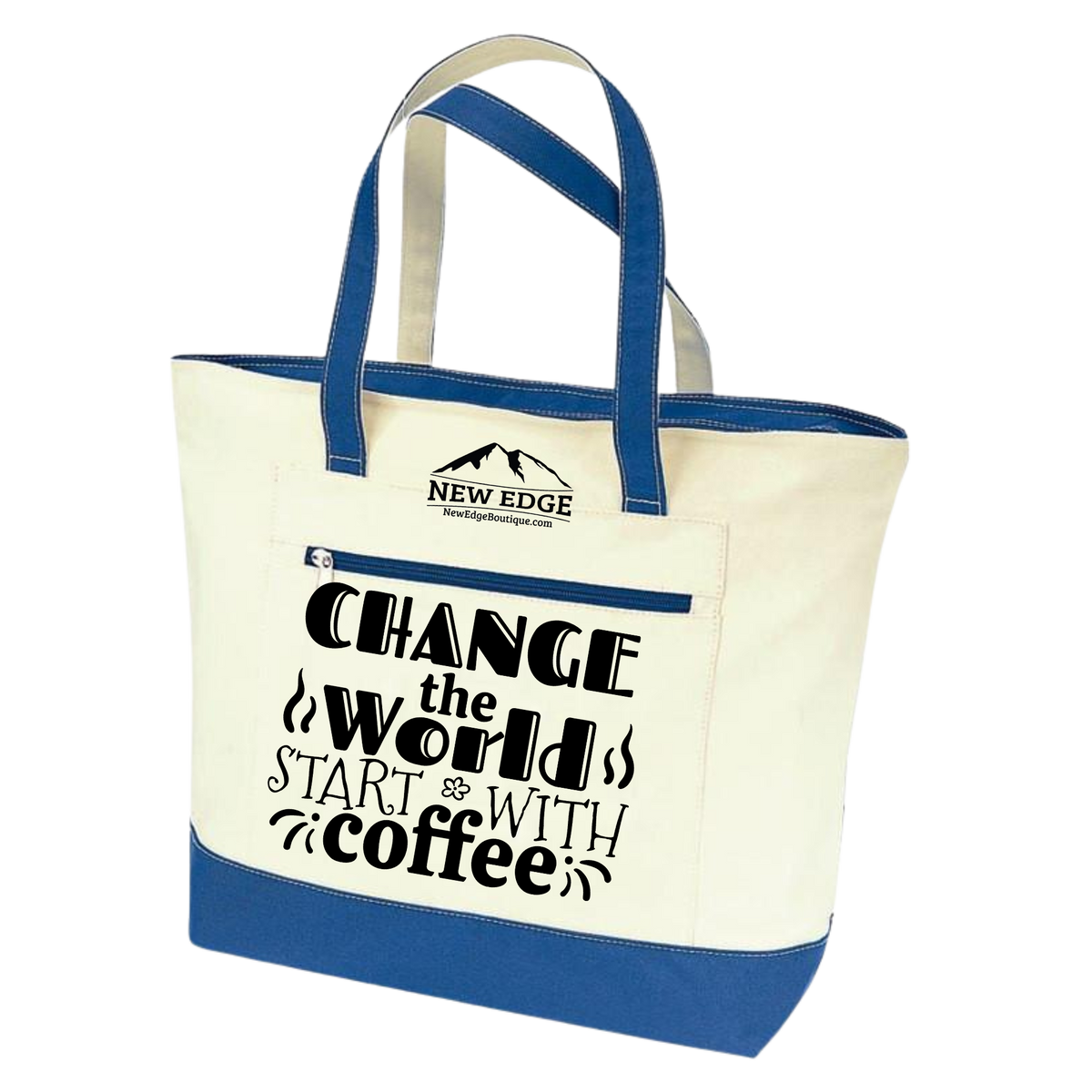 Change the world start with coffee. Coffee Lovers Tote Bag