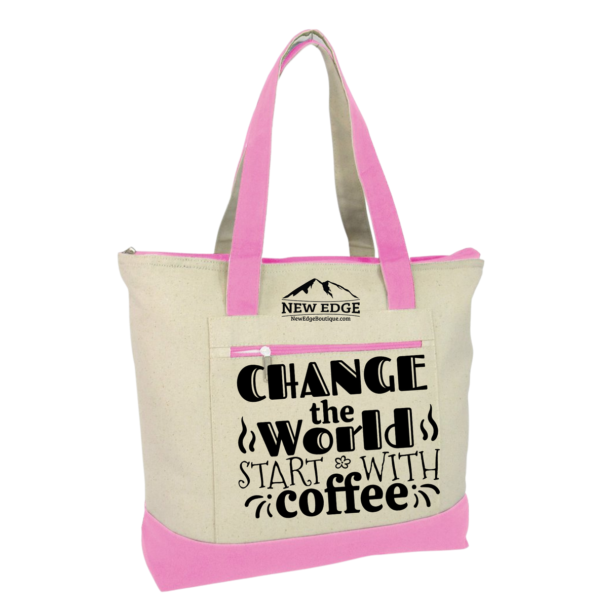 Change the world start with coffee. Coffee Lovers Tote Bag