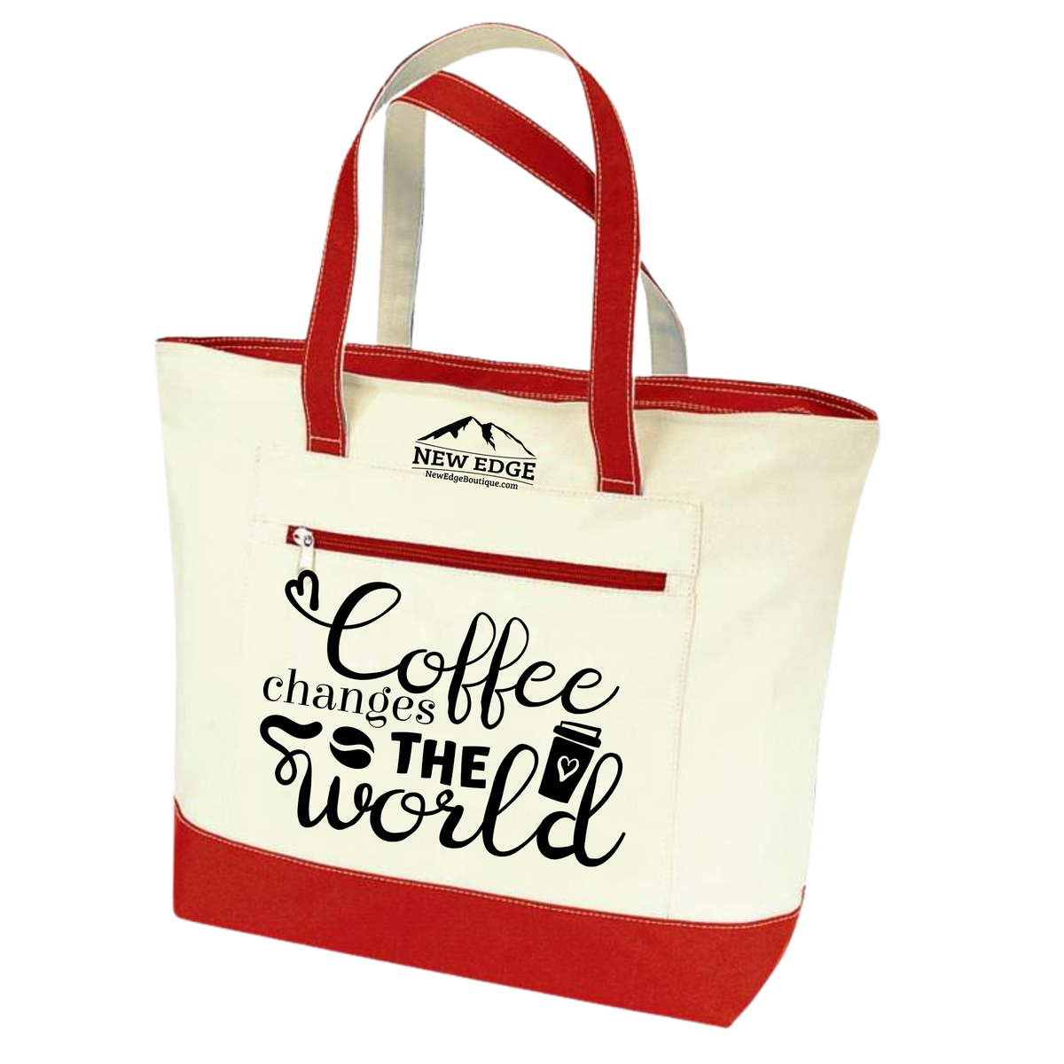 Coffee changes the world. Coffee Lovers Tote Bag