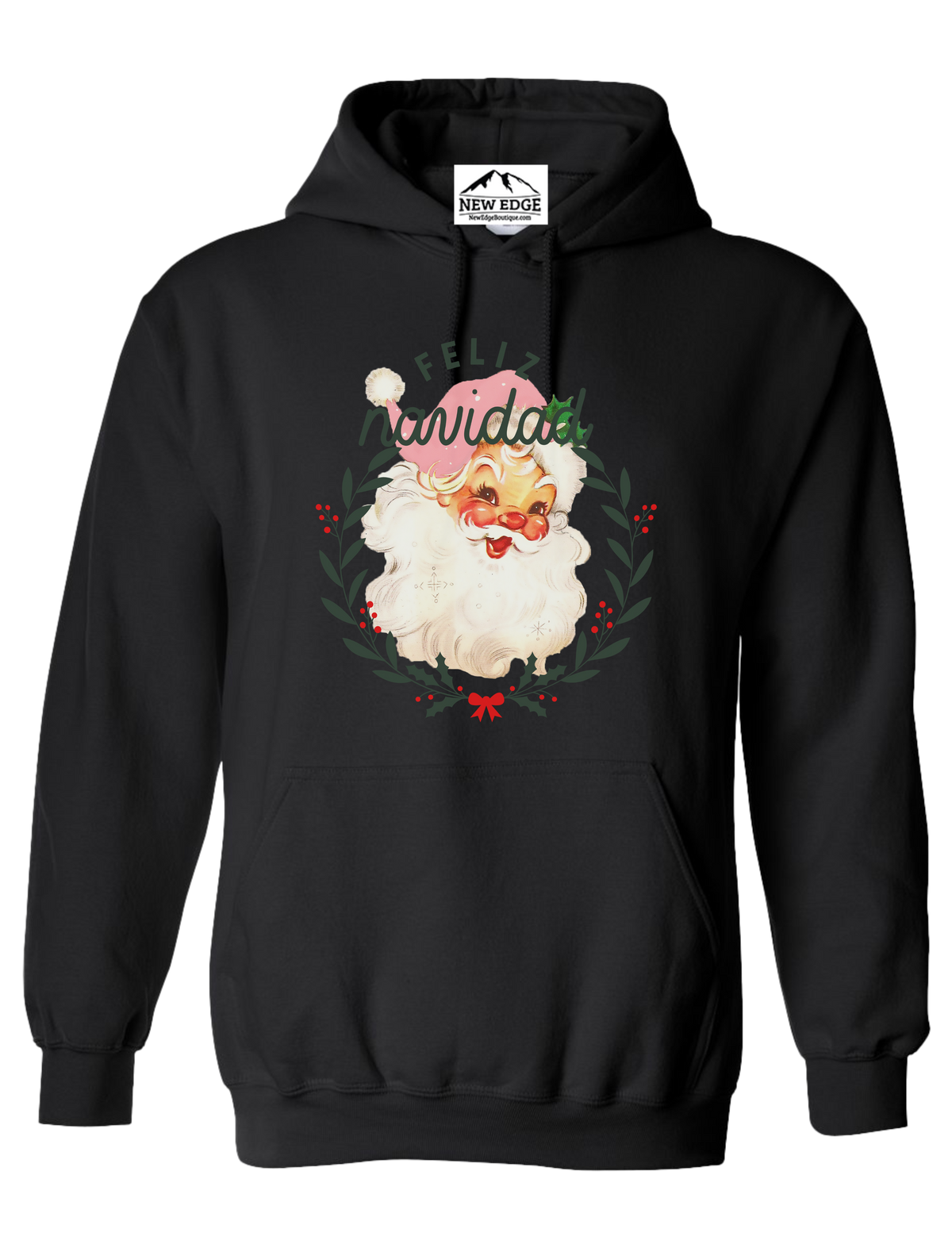 FELIZ NAVIDAD SANTA UNISEX CHRISTMAS HOODIE