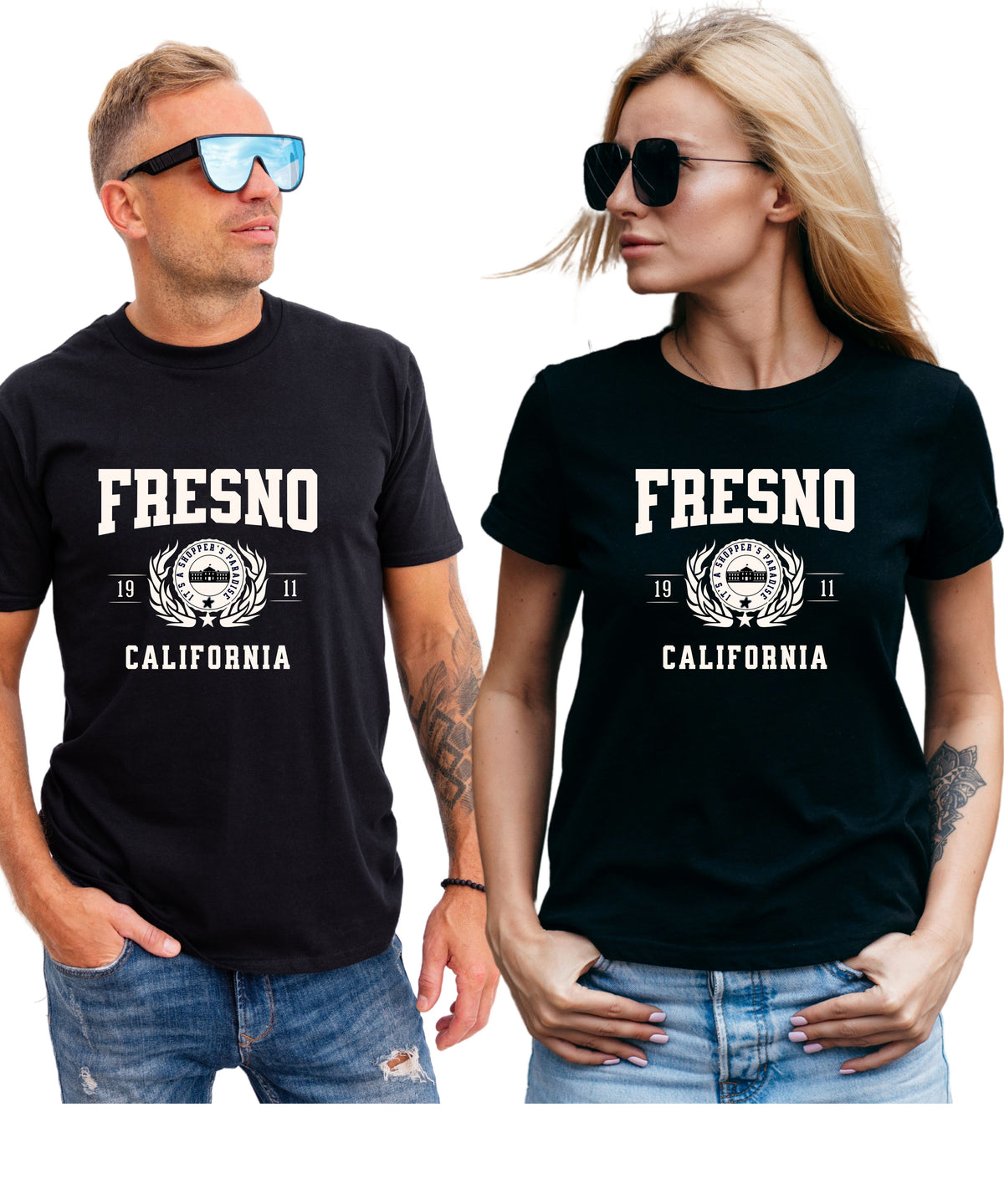 FRESNO COLLEGIATE CITY T-SHIRT.