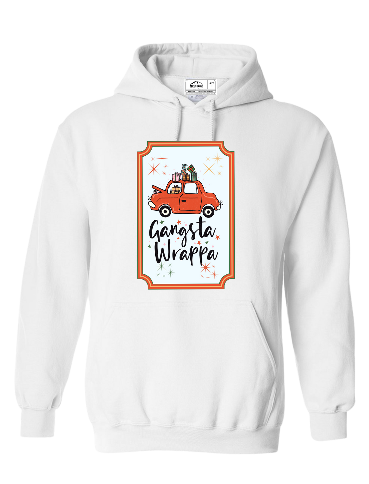 GANGSTA WRAPPER UNISEX CHRISTMAS HOODIE