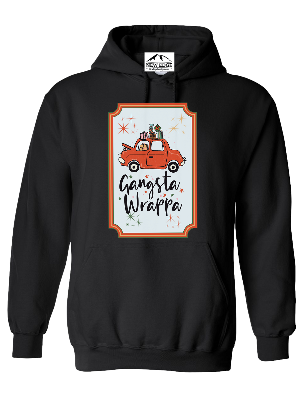 GANGSTA WRAPPER UNISEX CHRISTMAS HOODIE