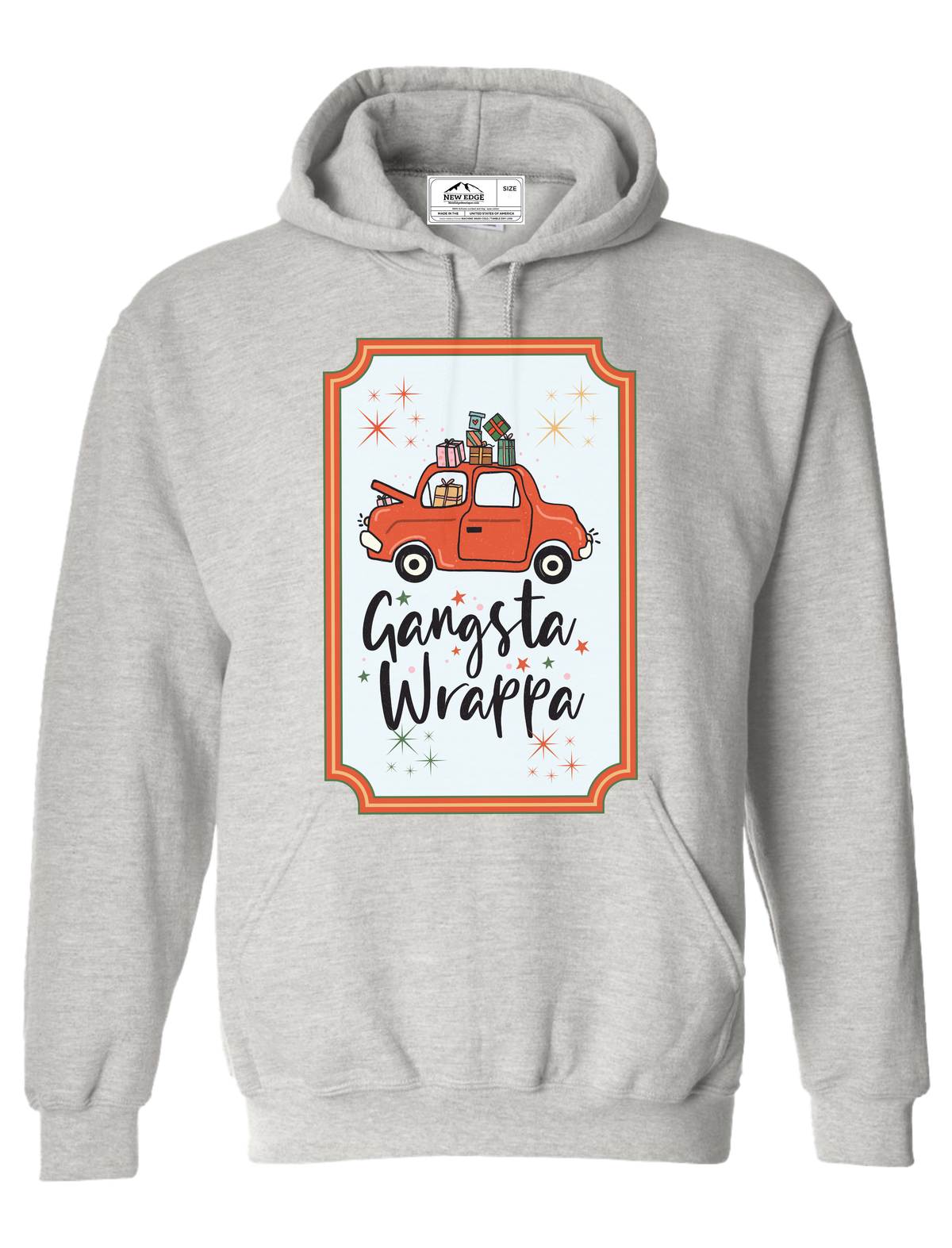 GANGSTA WRAPPER UNISEX CHRISTMAS HOODIE