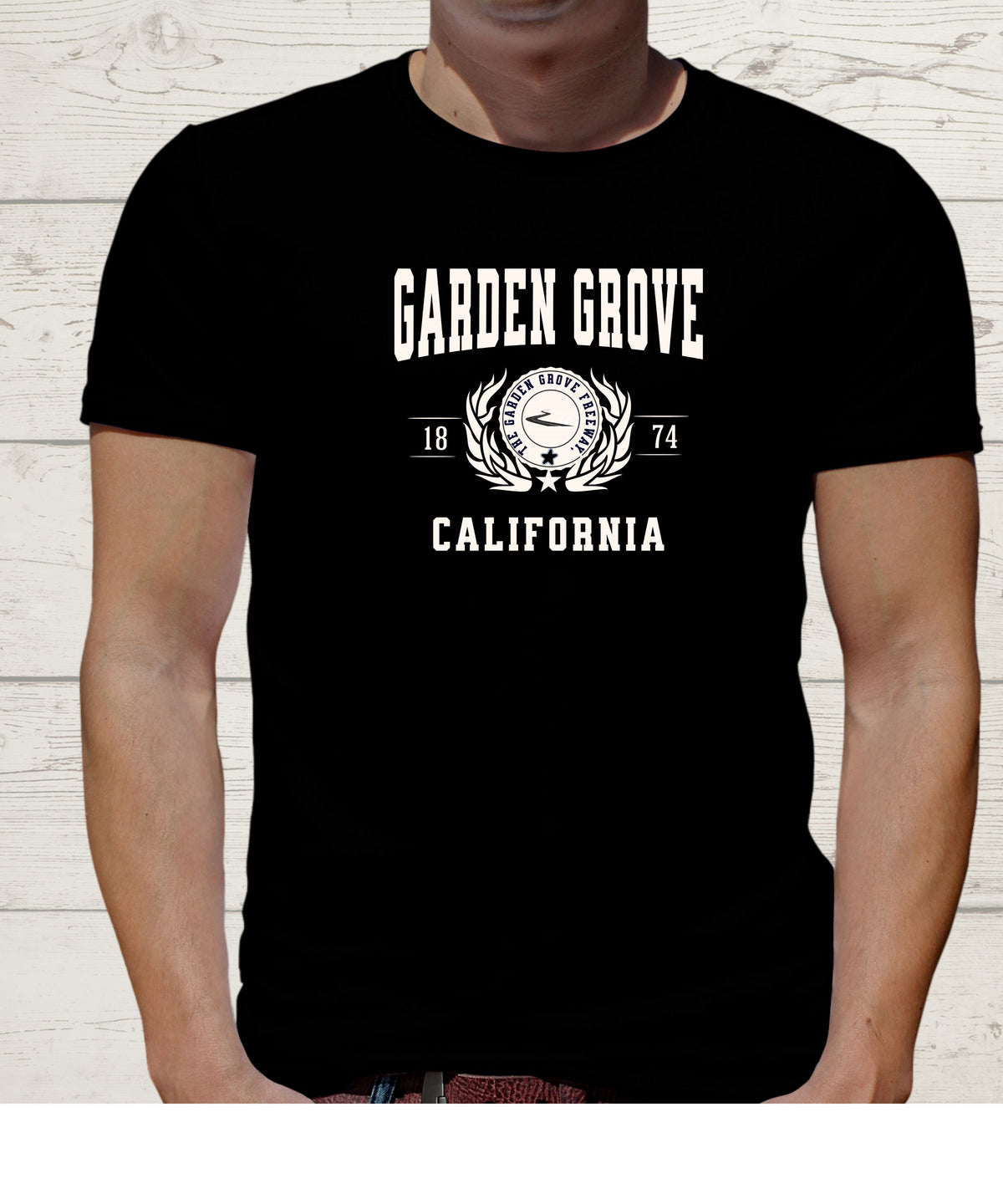 GARDEN GROVE COLLEGIATE CITY T-SHIRT.