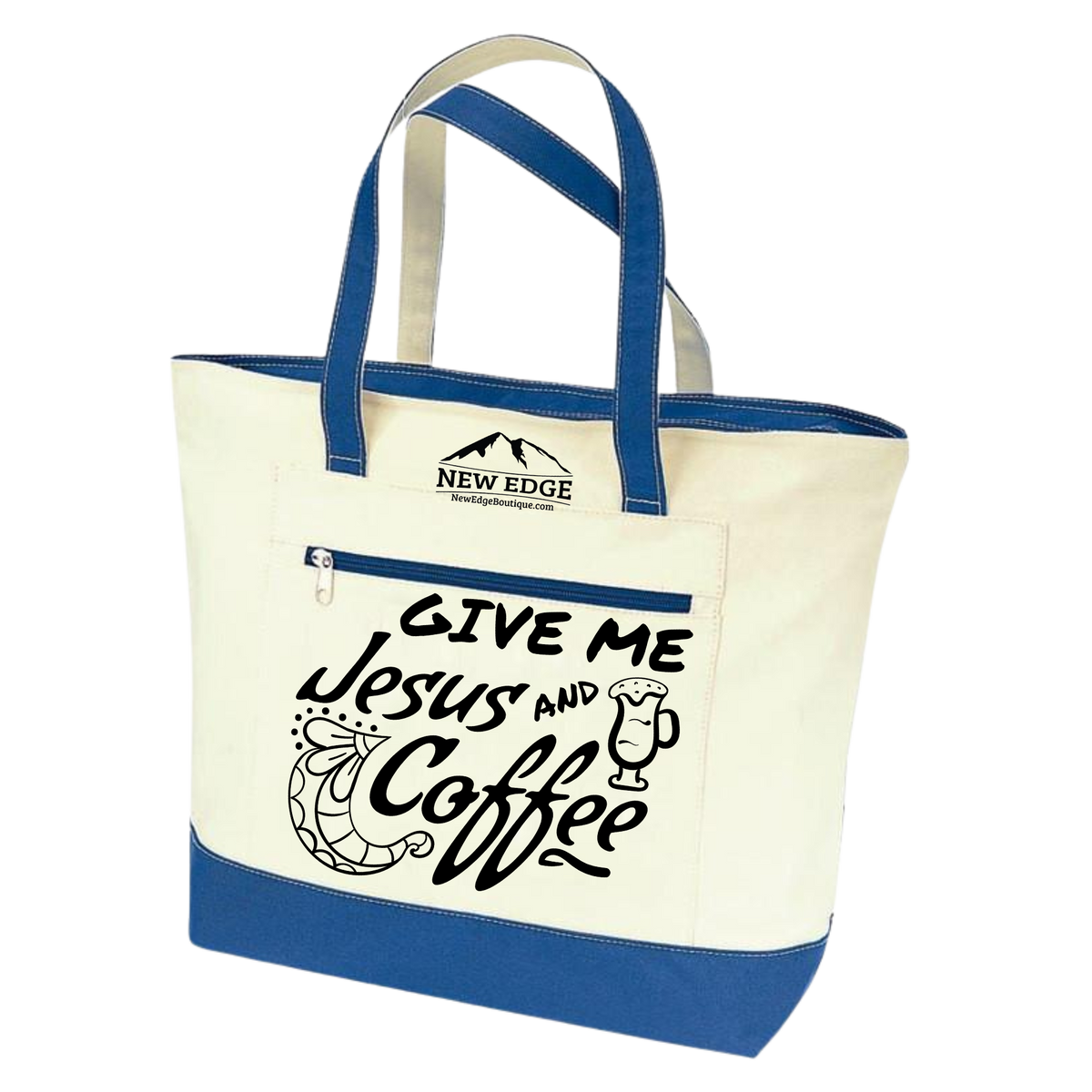 Give me Jesus and coffee. Coffee Lovers Tote Bag