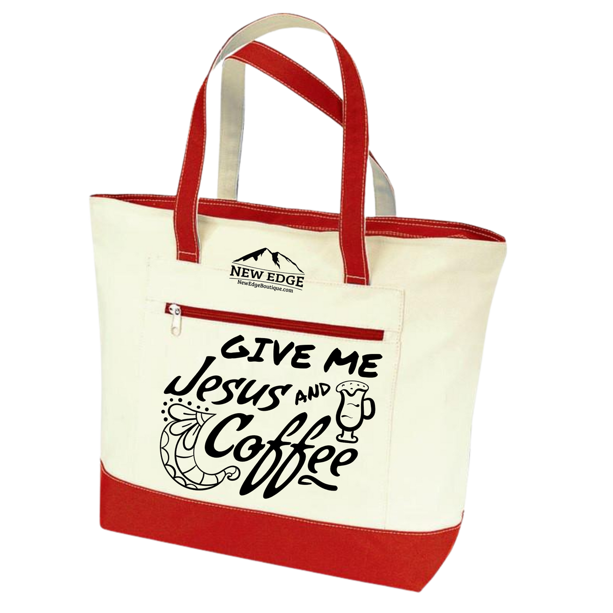 Give me Jesus and coffee. Coffee Lovers Tote Bag