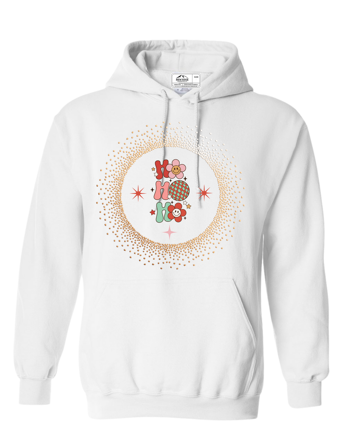 HO HO HO UNISEX CHRISTMAS HOODIE