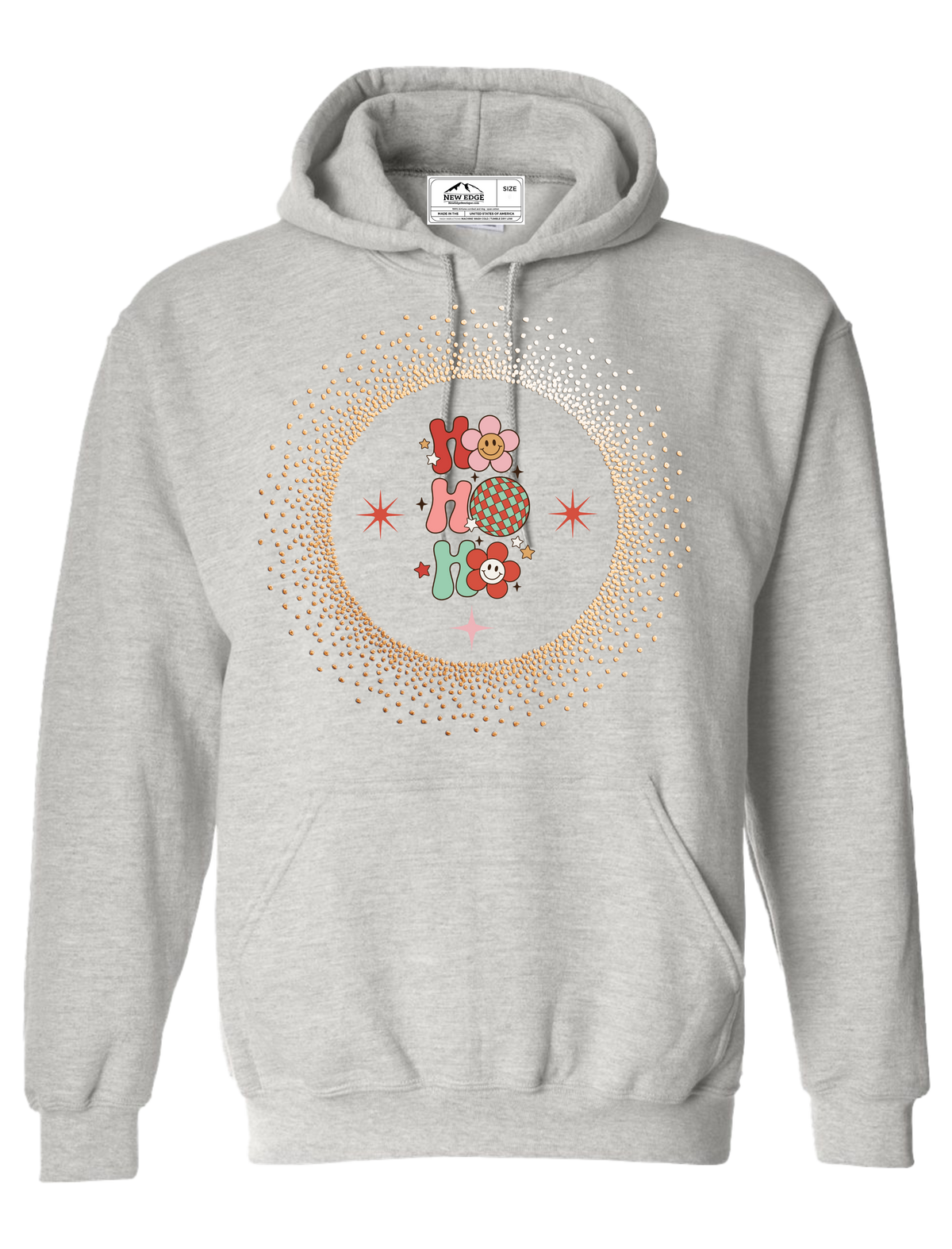 HO HO HO UNISEX CHRISTMAS HOODIE