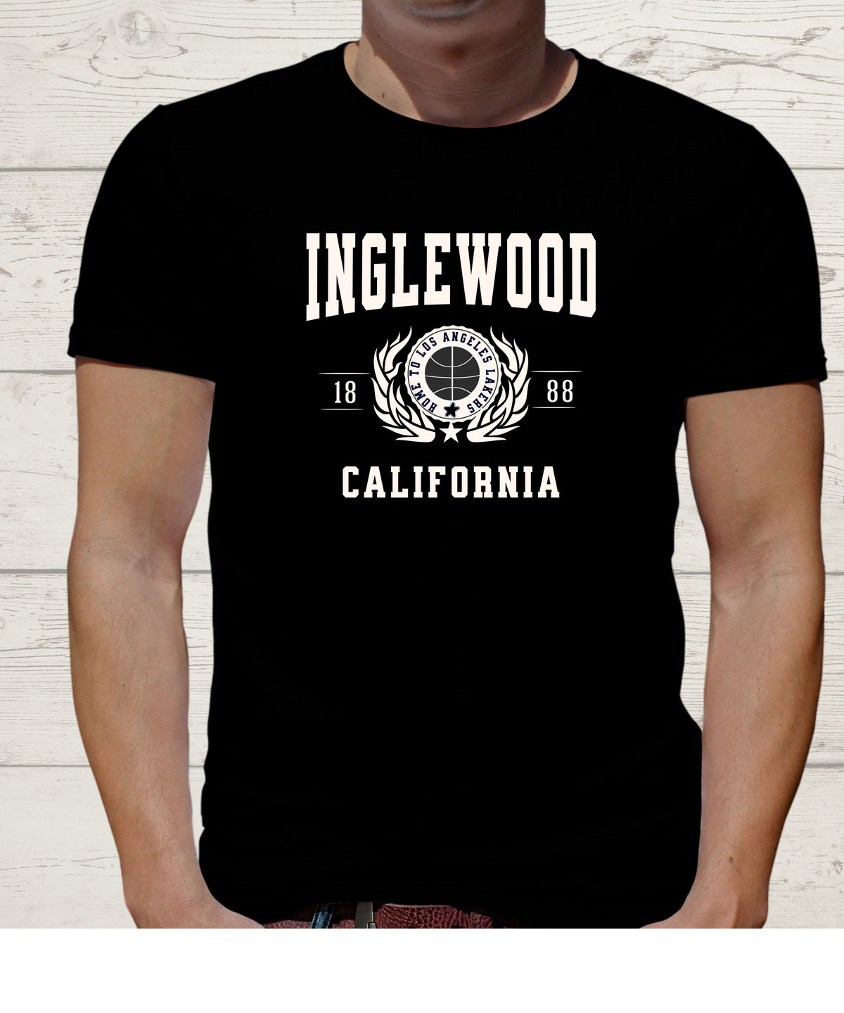 INGLEWOOD COLLEGIATE CITY T-SHIRT.