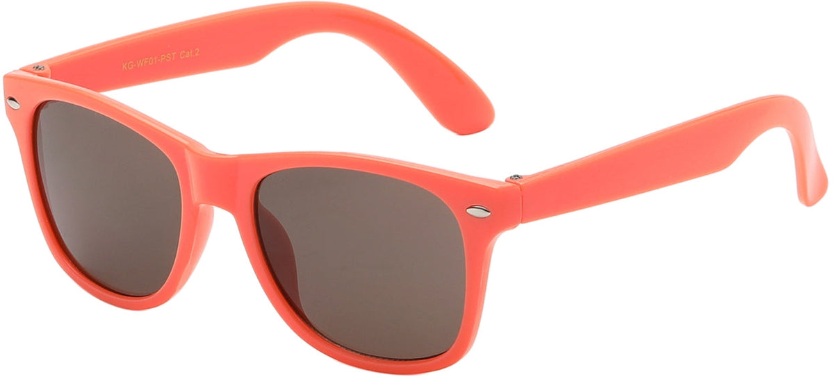 KIDS WAYFAERE STYLE NEON  SUNGLASSES- KG-WF01-PST