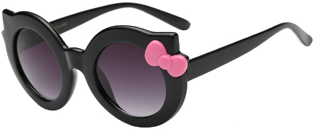 ROUND RETRO KIDS SUNGLASSES - KT04-GRD