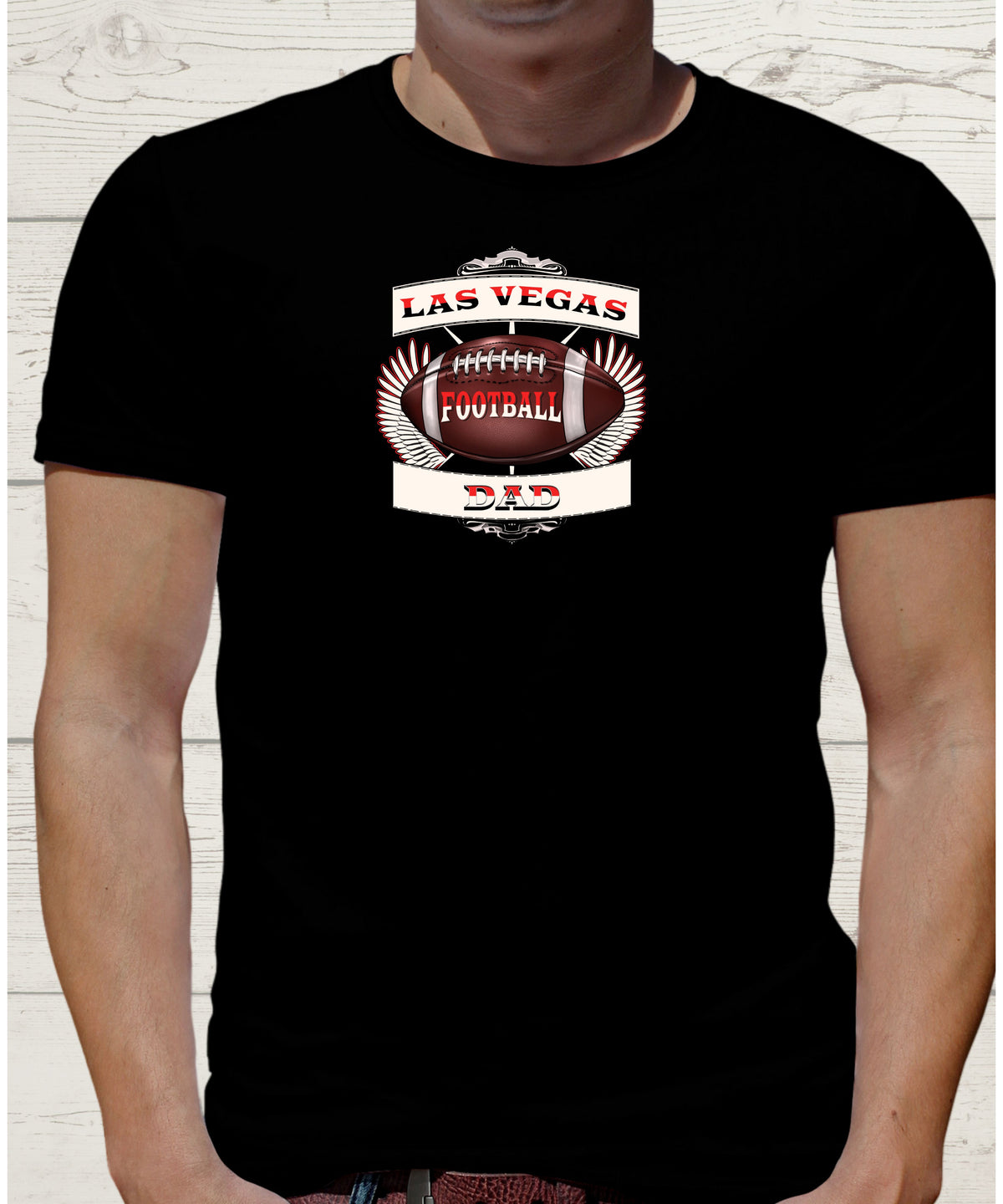 LAS VEGAS FOOTBALL DAD T-SHIRT BK