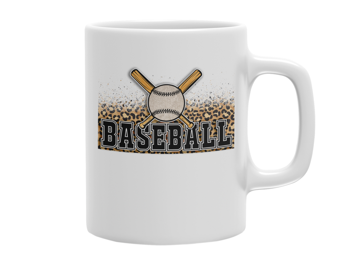 LEOPARD BASEBALL 11 OZ MUG