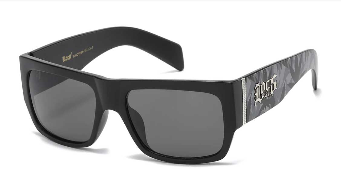 8LOC91186-MJ: ICONIC LOGO JUNCTION RECTANGULAR SUNGLASSES