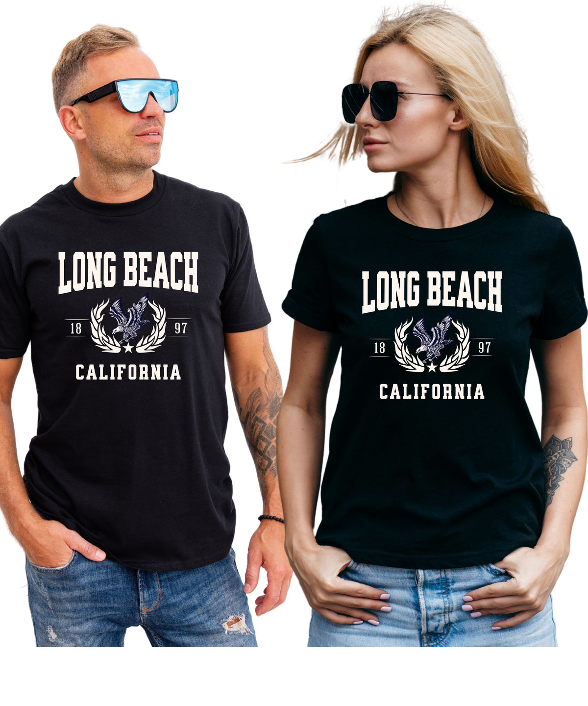 LONG BEACH COLLEGIATE CITY T-SHIRT.