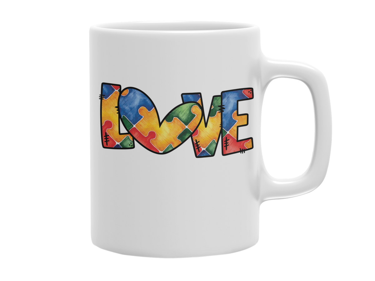 AUTISM LOVE 11 OZ MUG