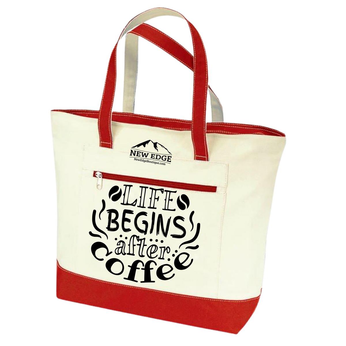 Life begins after coffee. Coffee Lover Tote Bag