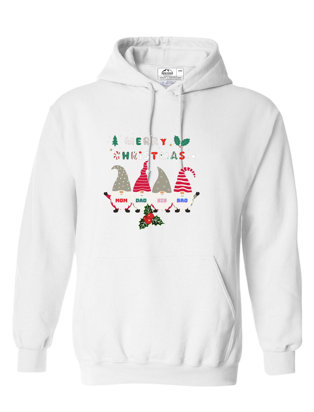 MERRY CHRISTMAS FAMILY UNISEX HOODIE