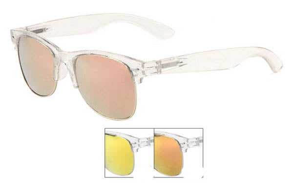 COLORED CLASSIC WAYFARER SUNGLASSES: MK-40311-CRYST-CM