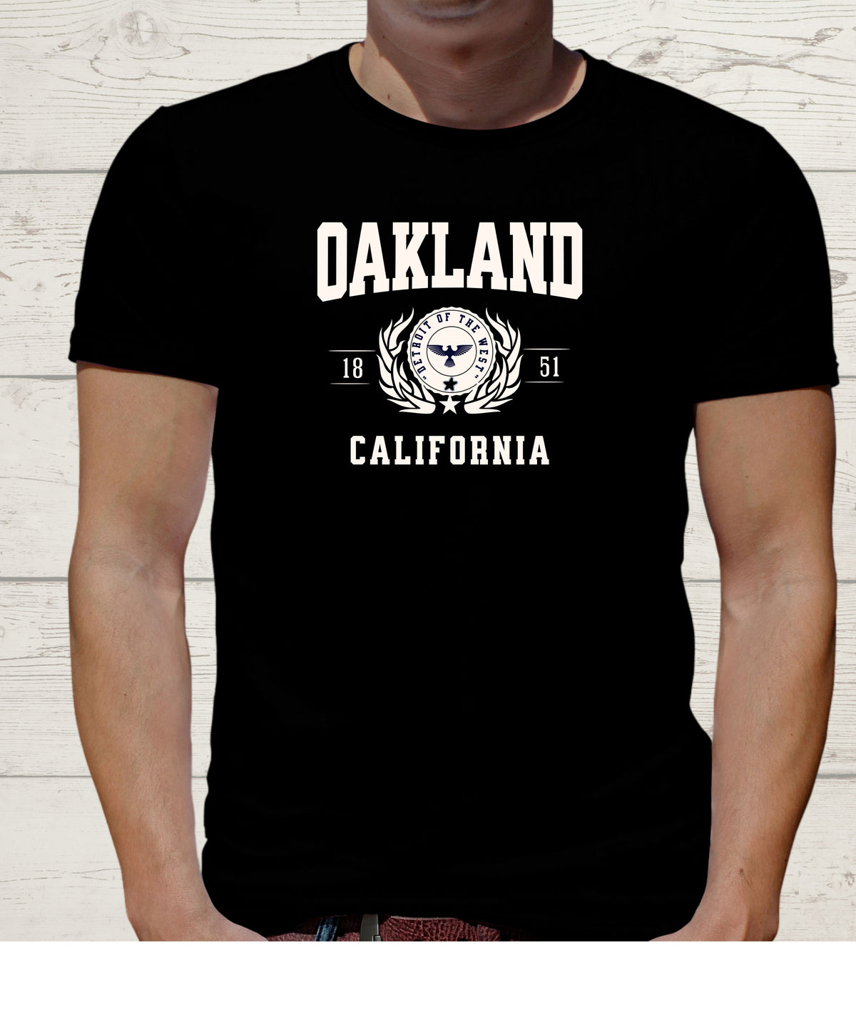 OAKLAND COLLEGIATE CITY T-SHIRT.