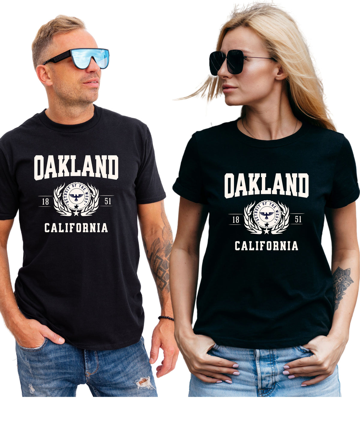 OAKLAND COLLEGIATE CITY T-SHIRT.