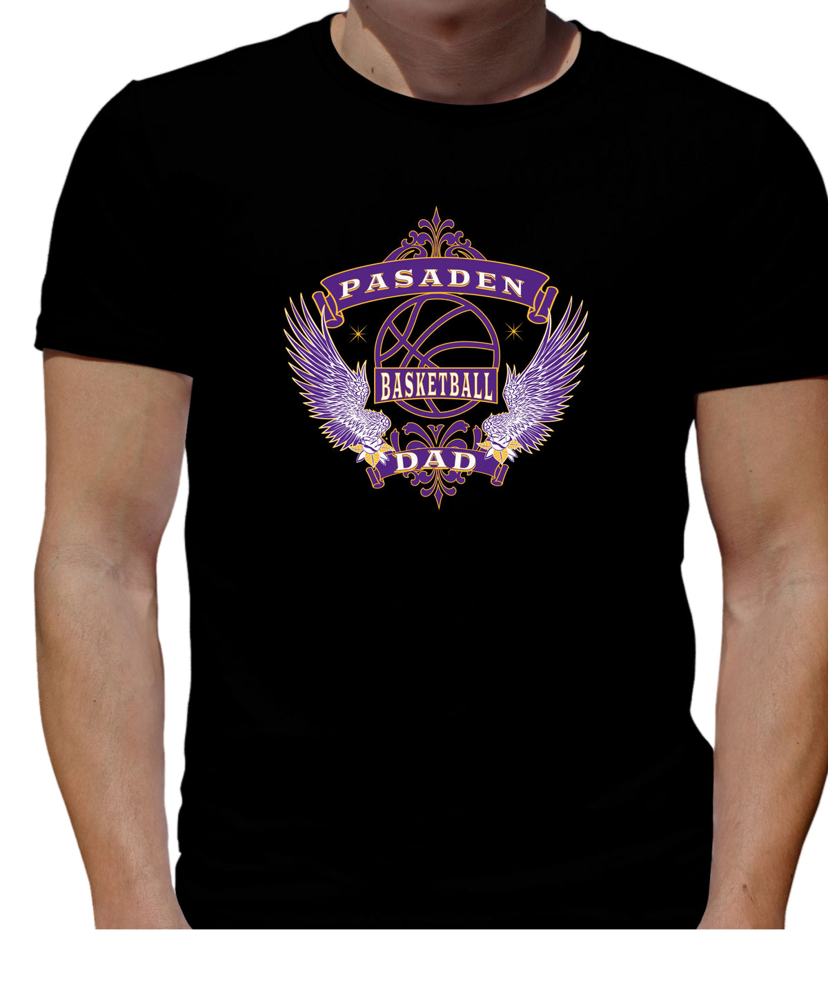 PASADENA CITY BASKETBALL DAD T-SHIRT