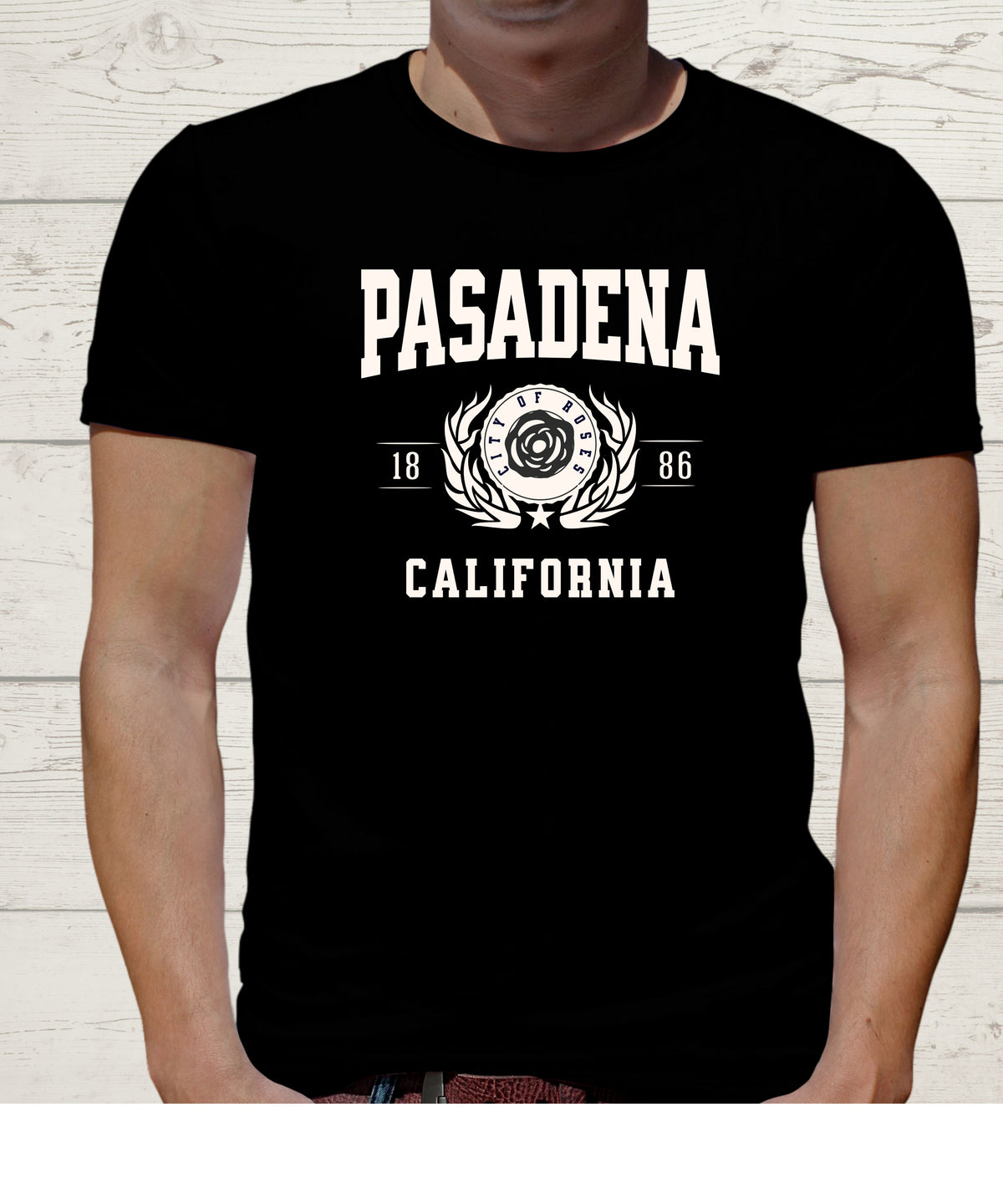 PASADENA COLLEGIATE CITY T-SHIRT.