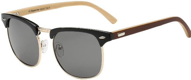 POLARIZED BAMBOO TEMPLE SUNGLASSES-PZ-SUP89002