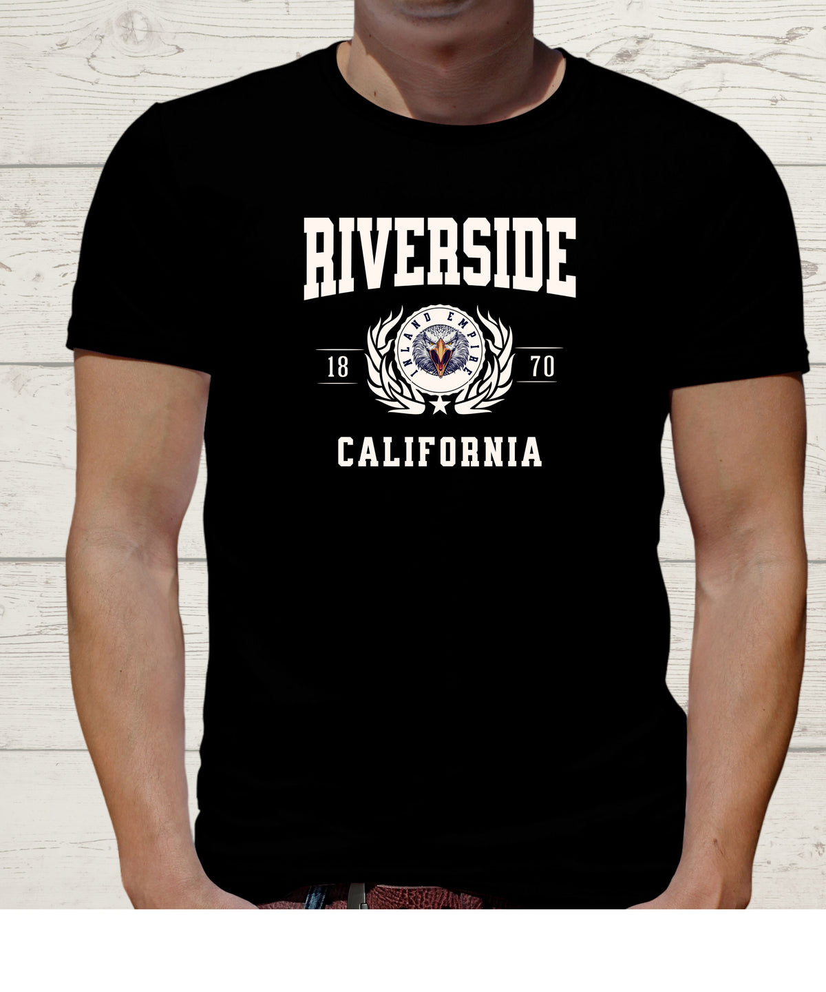 RIVERSIDE COLLEGIATE CITY T-SHIRT.