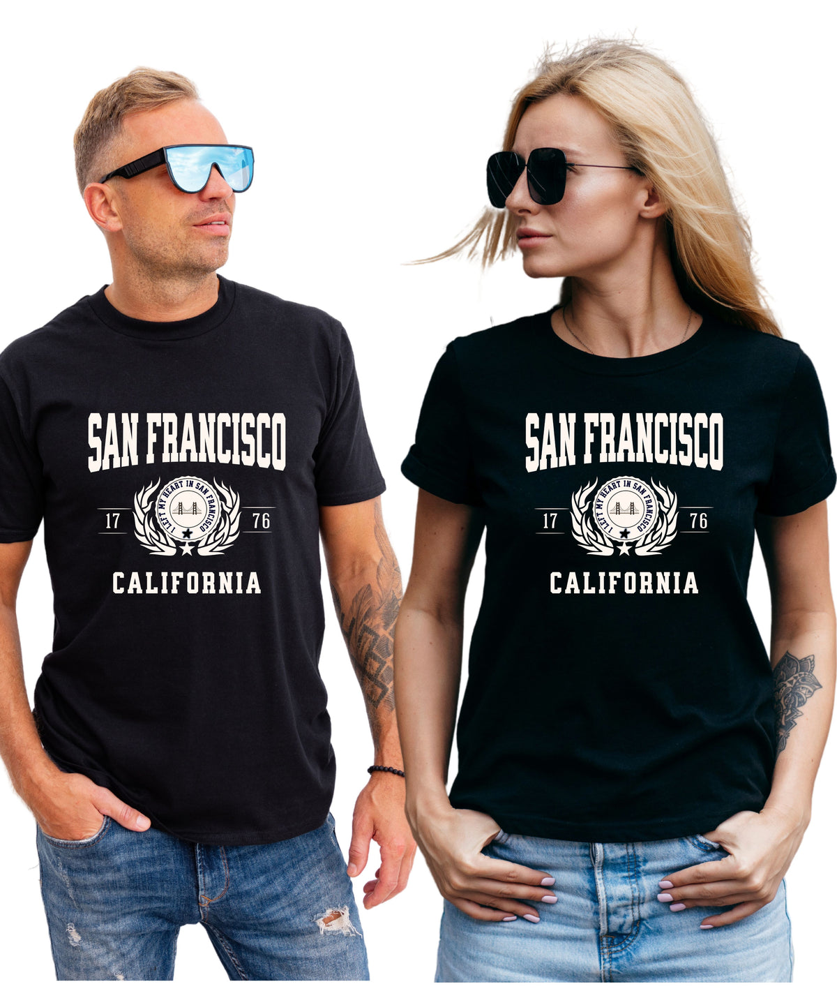 SAN FRANCISCO COLLEGIATE CITY T-SHIRT.