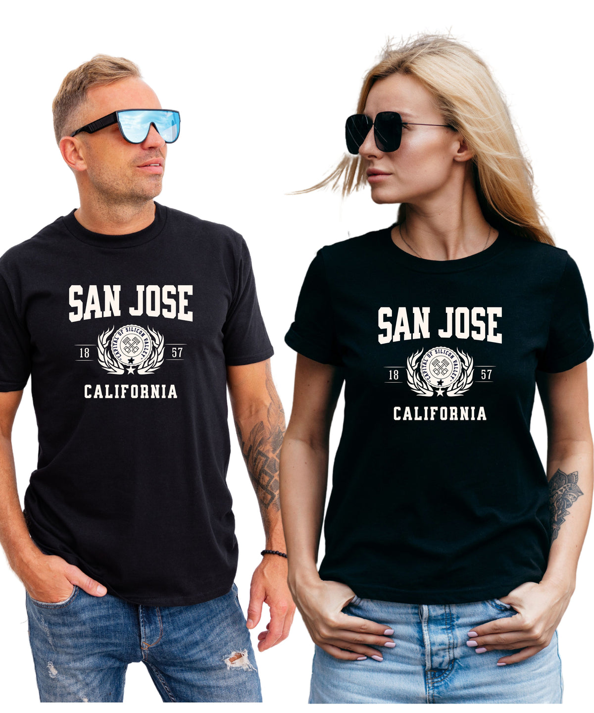 SAN JOSE COLLEGIATE CITY T-SHIRT.