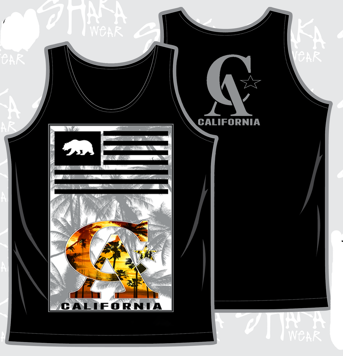 CALIFORNIA PALMS TANK TOP