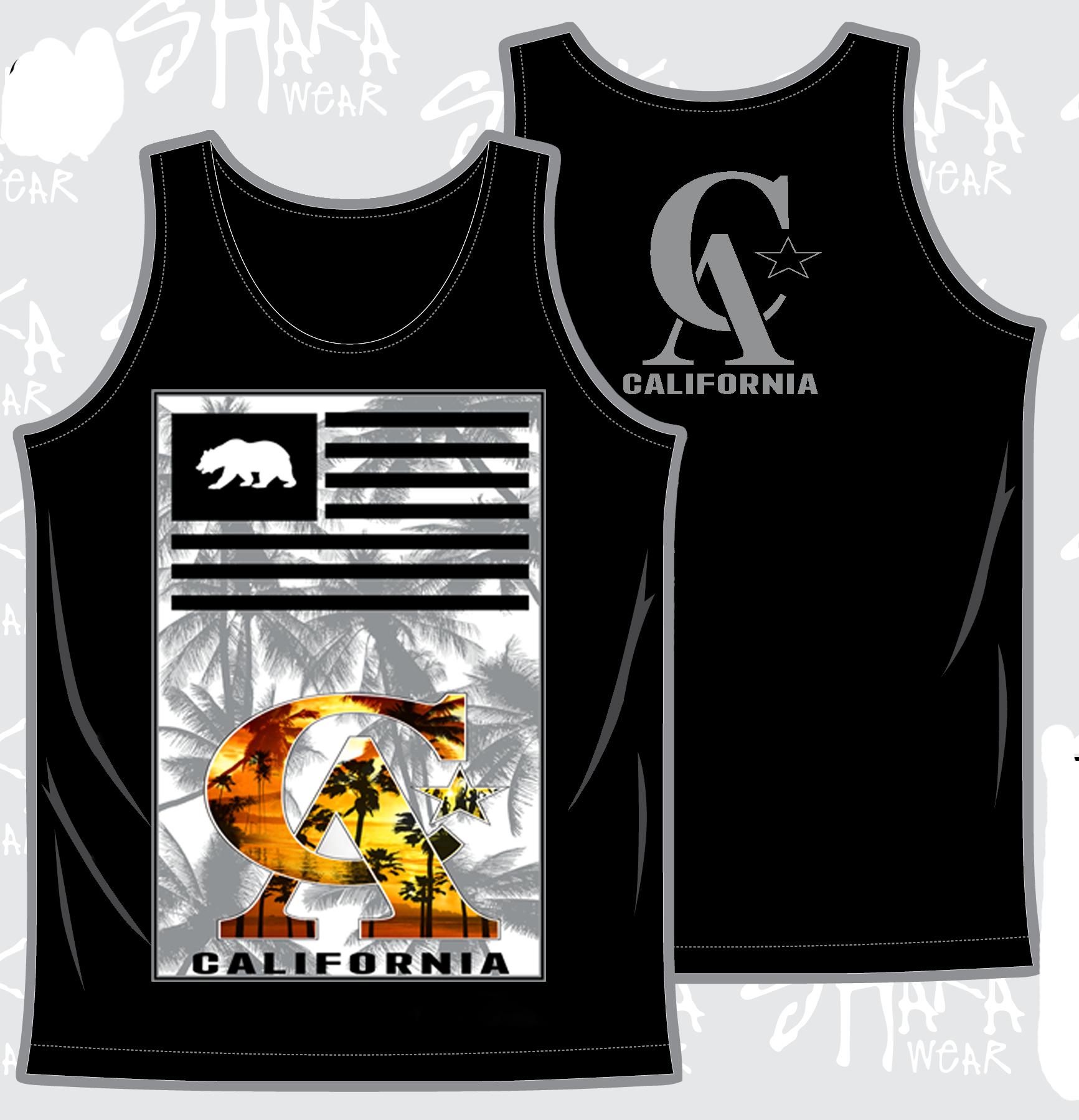 CALIFORNIA PALMS TANK TOP