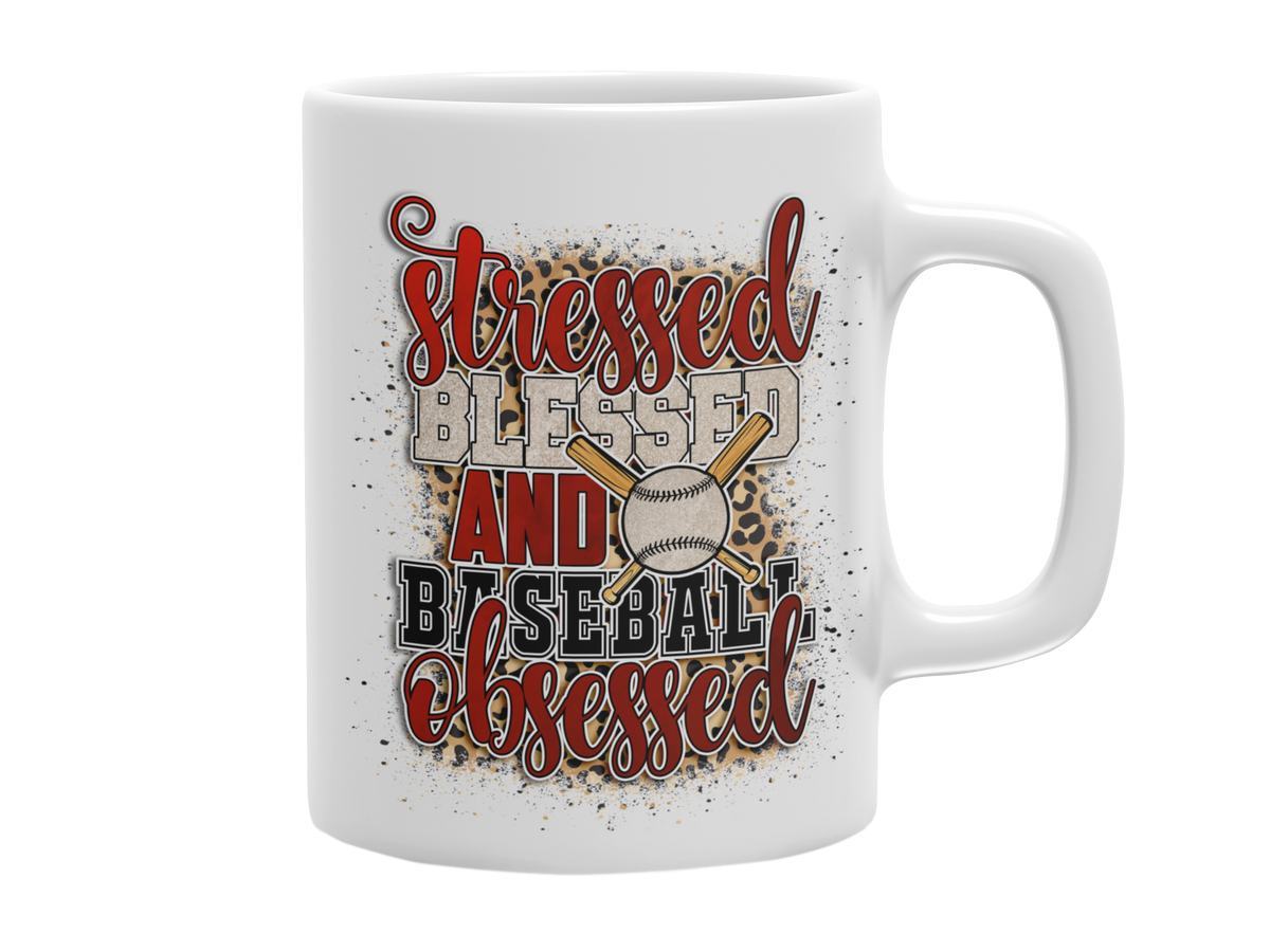 STREASSED BLESSED AND OBSESSED 11 OZ MUG