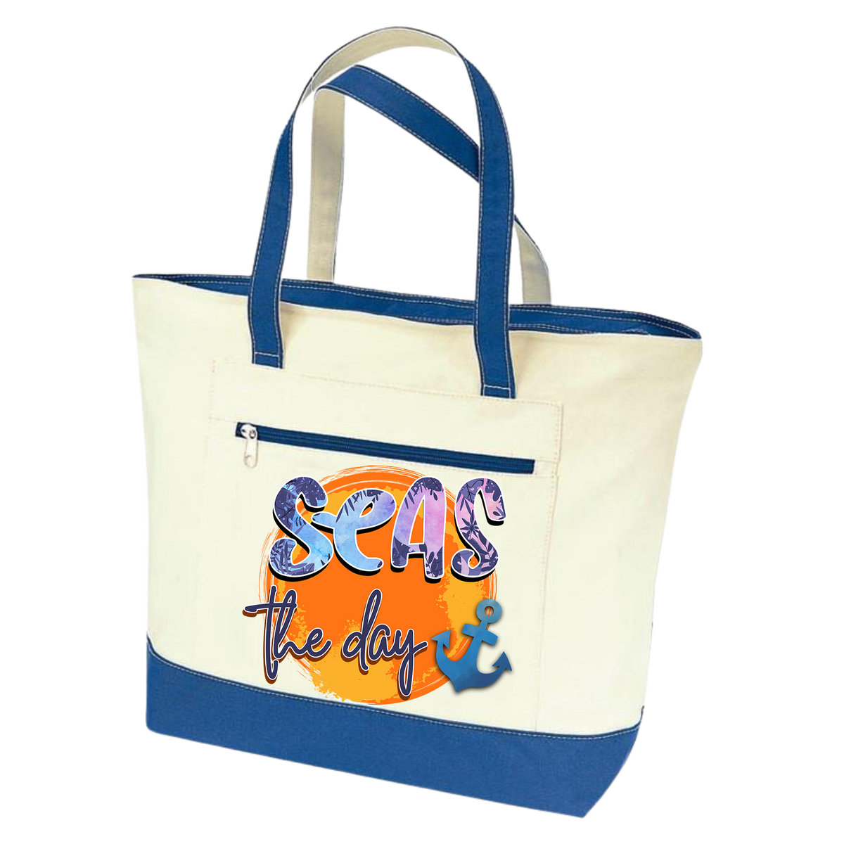 Seas the day summer Vibes Tote Bag