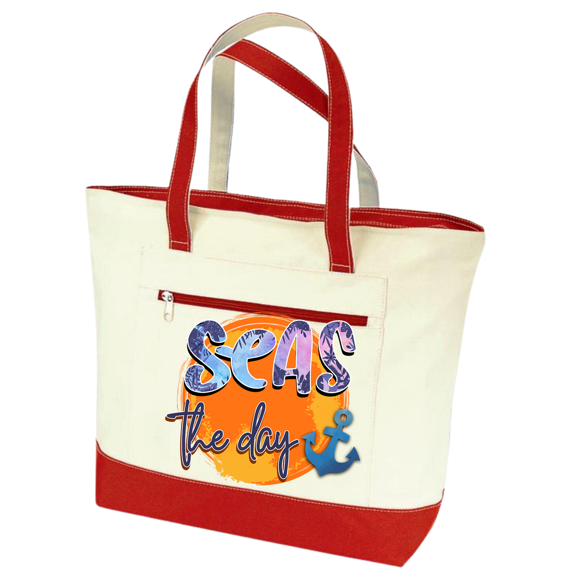 Seas the day summer Vibes Tote Bag