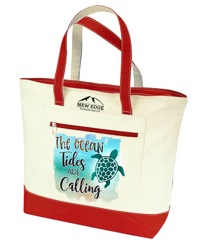 The ocean Tides Are Calling summer Vibes Tote Bag