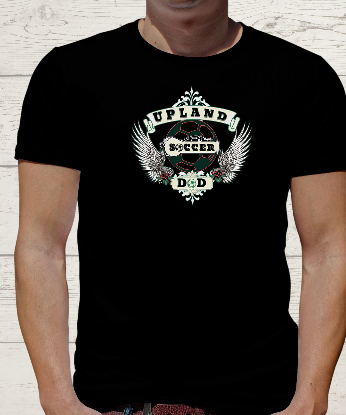 UPLAND SOCCER DAD T-SHIRT.