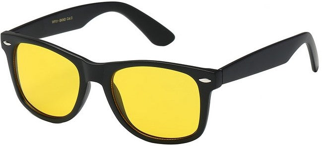 Retro Rewind WF01-BKND YELLOW Unisex Sunglasses