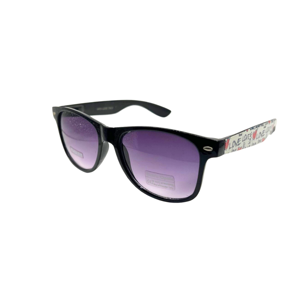 WF01-LOVE WAYFARER CLASSIC SUNGLASSES: EMBRACE ROMANCE