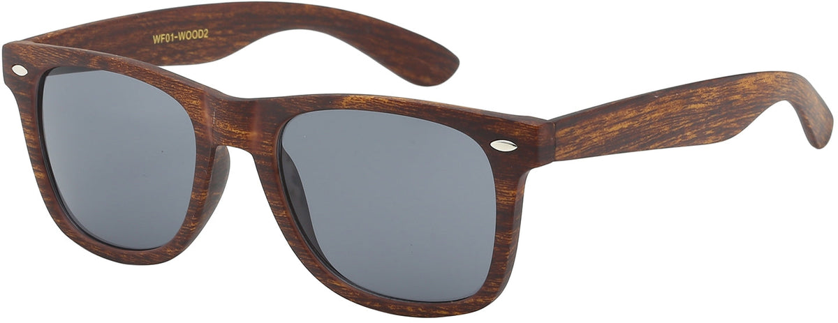 Retro Rewind WF01- WOOD2 Unisex Sunglasses