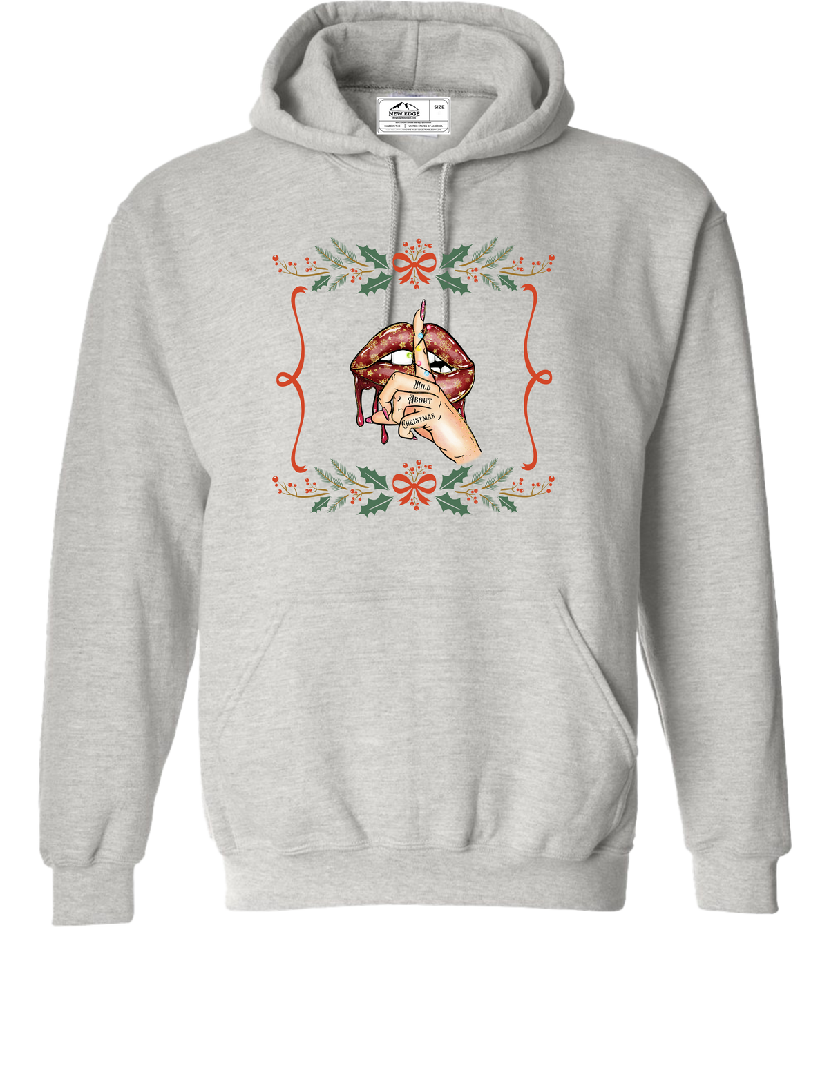 WILD ABOUT CHRISTMAS UNISEX HOODIE