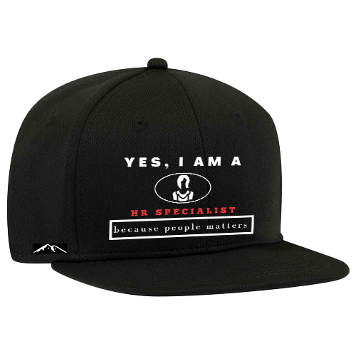 YES, I AM A HR SPECIALIST SNAPBACK HAT.	Because People Matter.