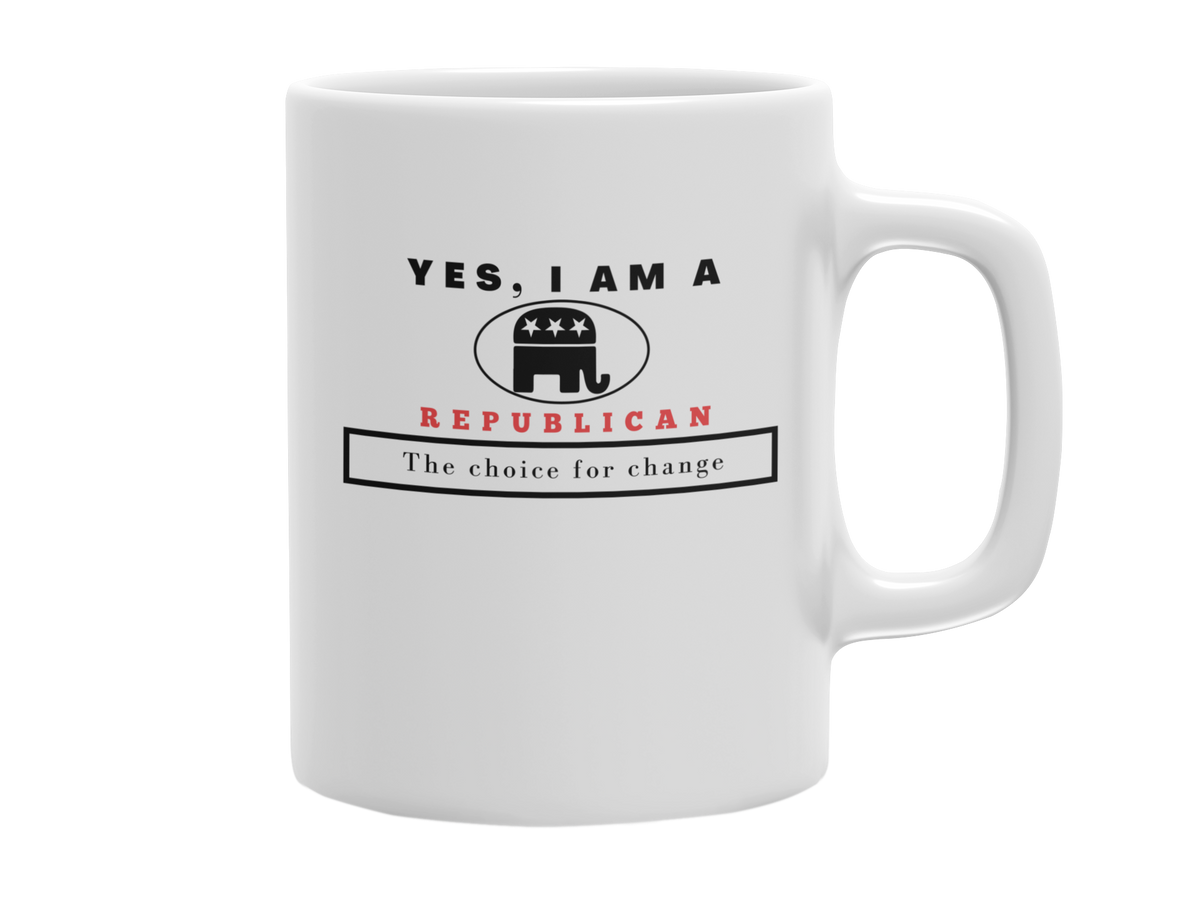 YES, I AM A REPUBLICAN 11 OZ MUG